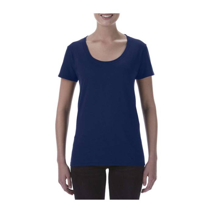 SOFTSTYLE® NŐI DEEP SCOOP PÓLÓ