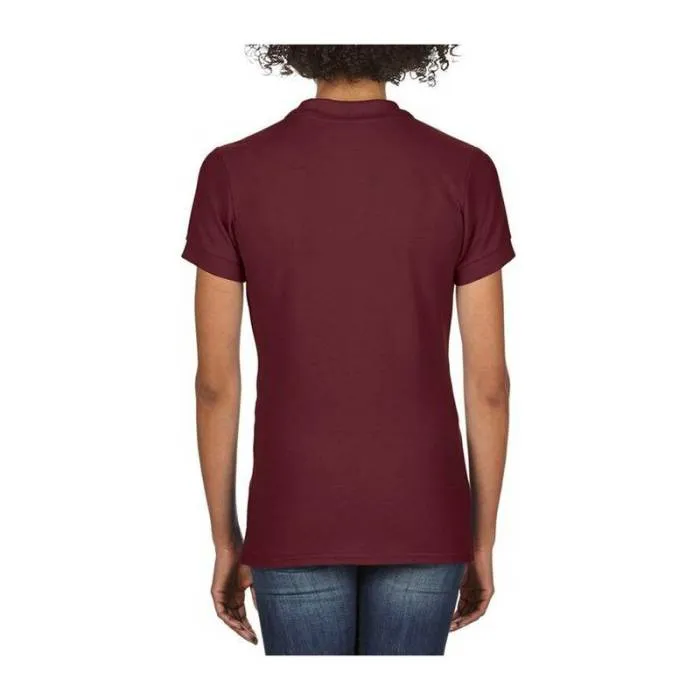 GILDAN® PREMIUM COTTON LADIES' DOUBLE PIQUÉ POLO