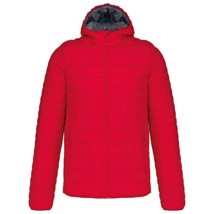 MEN'S LIGHTWEIGHT HOODED PADDED JACKET