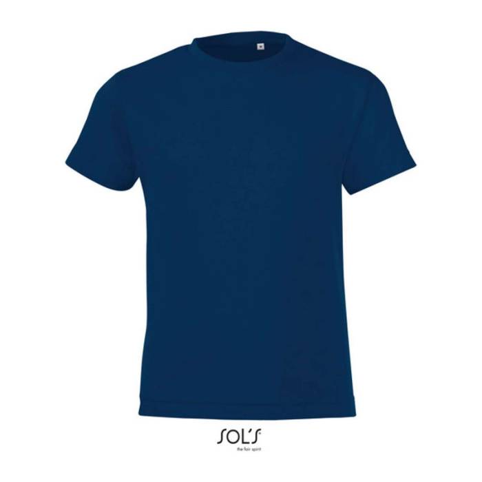 REGENT FIT KIDS ROUND COLLAR T-SHIRT