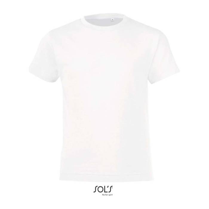 REGENT FIT KIDS ROUND COLLAR T-SHIRT