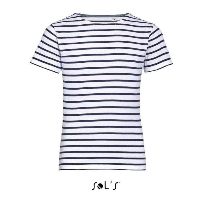 MILES KIDS ROUND NECK STRIPED T-SHIRT