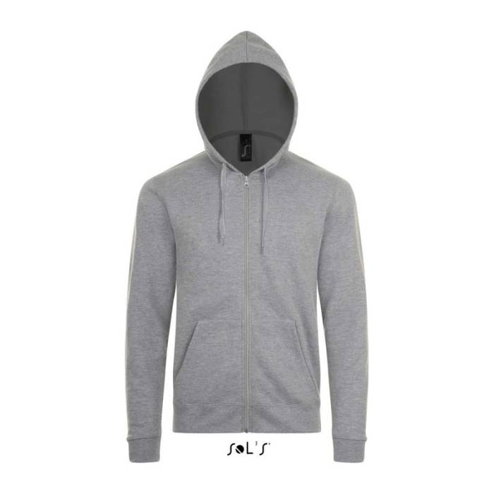 STONE UNISEX ZIP HOODIE