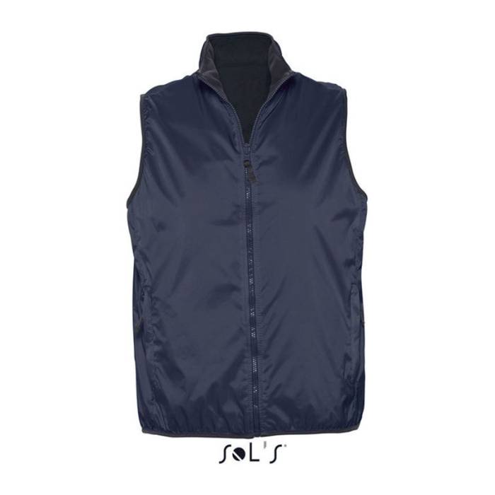 WINNER UNISEX CONTRASTED REVERSIBLE BODYWARMER