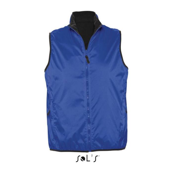 WINNER UNISEX CONTRASTED REVERSIBLE BODYWARMER