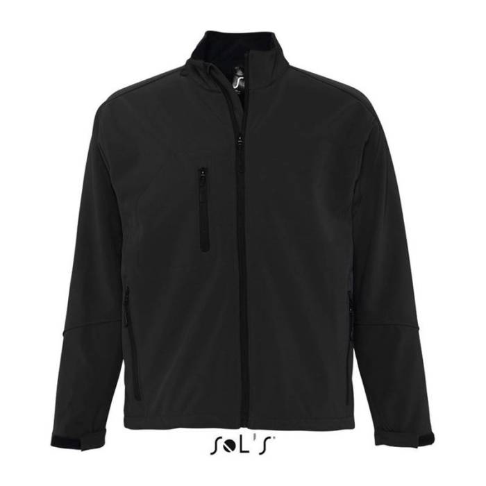 RELAX MEN'S SOFTSHELL ZIPPED JACKET