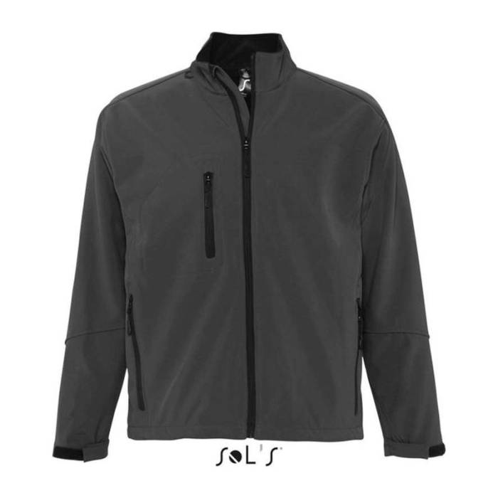 RELAX MEN'S SOFTSHELL ZIPPED JACKET