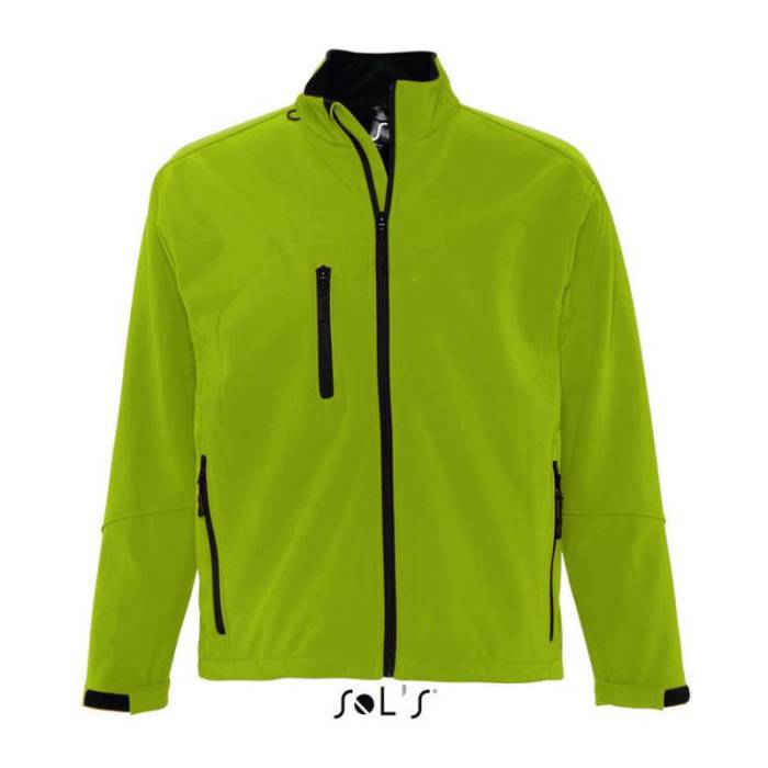 RELAX MEN'S SOFTSHELL ZIPPED JACKET