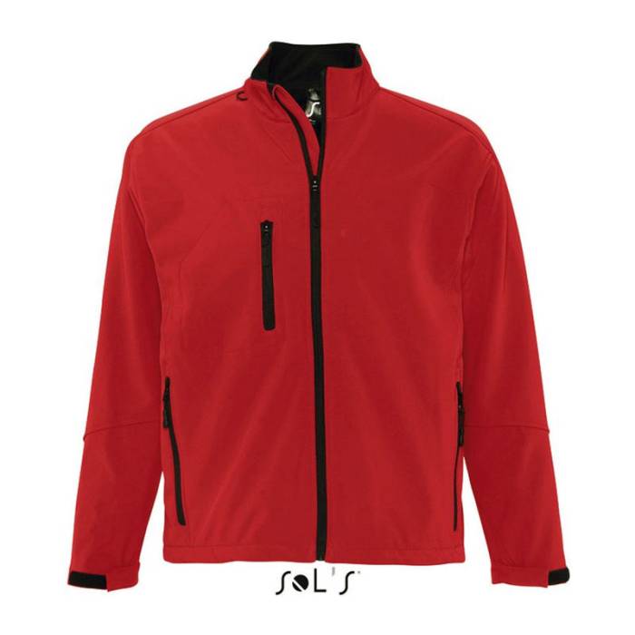 RELAX MEN'S SOFTSHELL ZIPPED JACKET