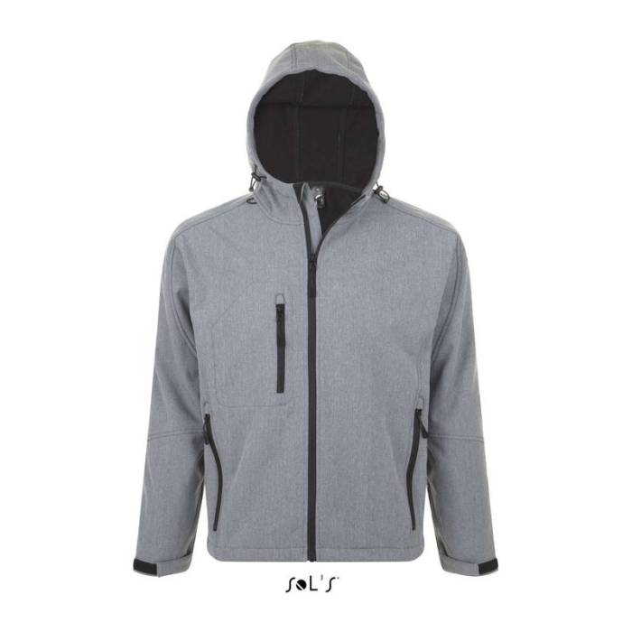 REPLAY MEN’S HOODED SOFTSHELL