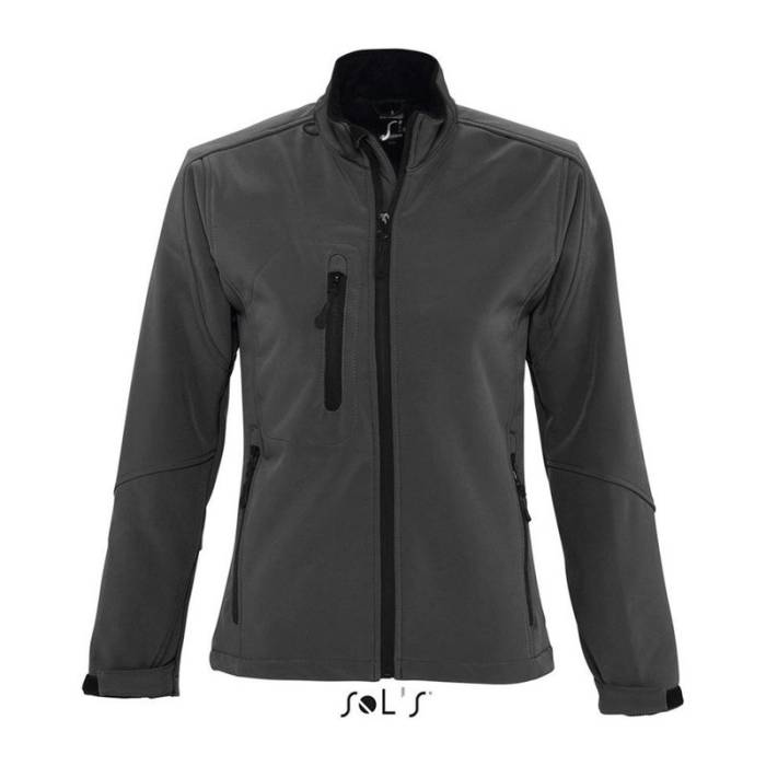 ROXY WOMEN'S SOFTSHELL ZIPPED JACKET