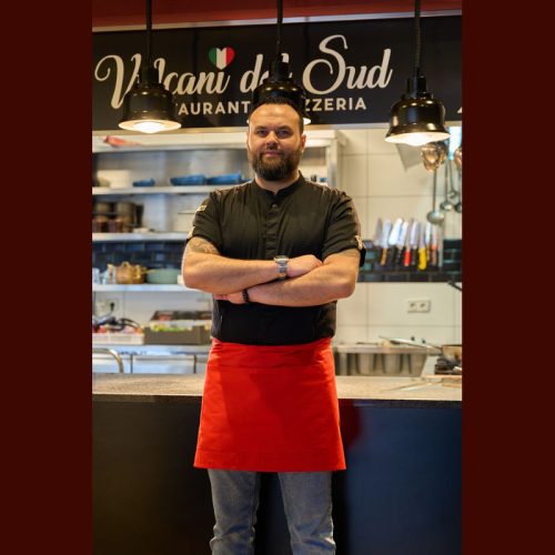 Koldby pamut kötény, 180 g/m²