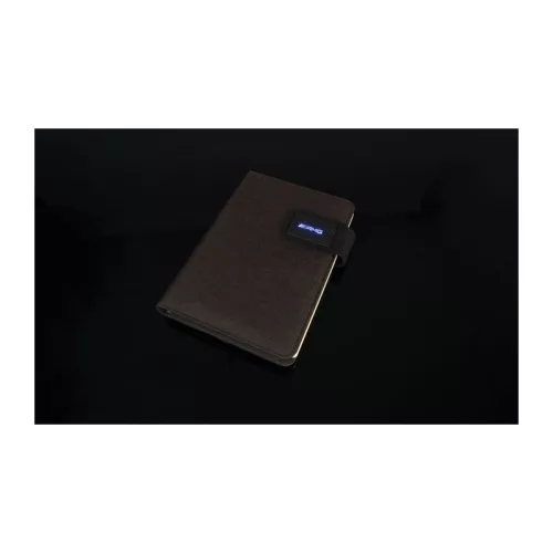 A5 jegyzetfüzet és powerbank mappa 