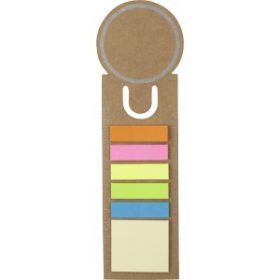 Kör alakú könyvjelző, öntapadó lapokkal