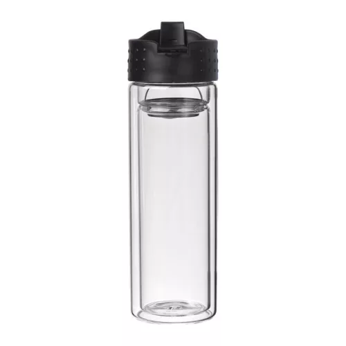 Szűrős üveg ivópalack, 400 ml