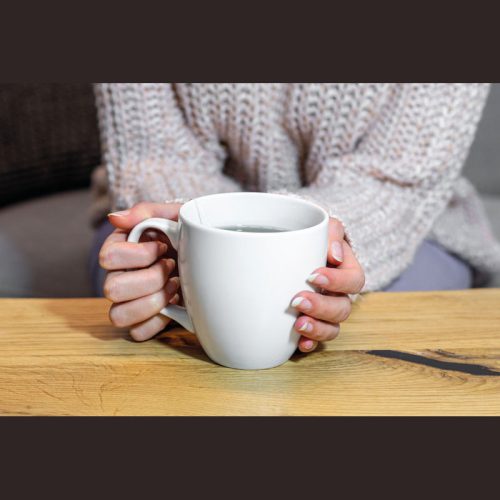 Porcelán bögre, 400 ml