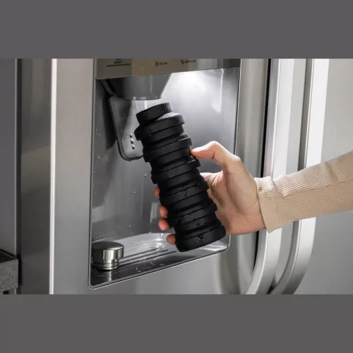 Kihúzható szilikon kulacs, 500 ml