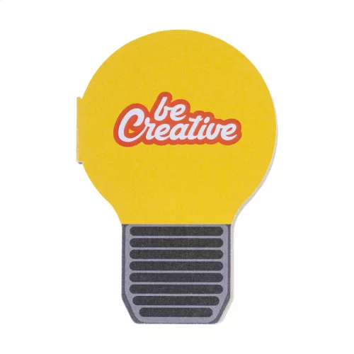 CreaStick Bulb egyedi öntapadós jegyzettömb