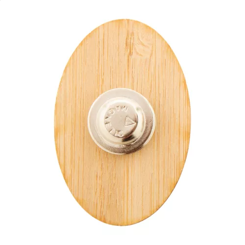 BooBadge bambusz kitűző