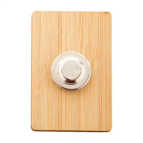 BooBadge bambusz kitűző