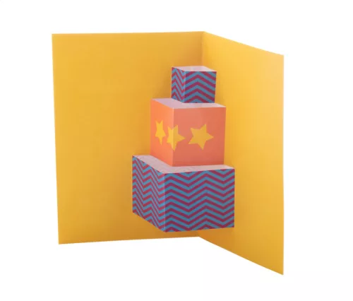 Dimensions 3D karácsonyi képeslap, karácsonyfa