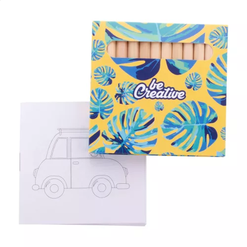Coloxil 12 egyediesíthető színező szett, állatok