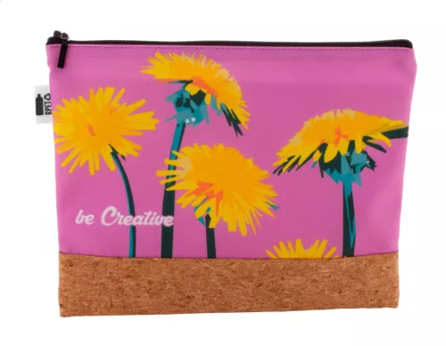 CreaBeauty Cork L RPET egyediesíthető kozmetikai táska