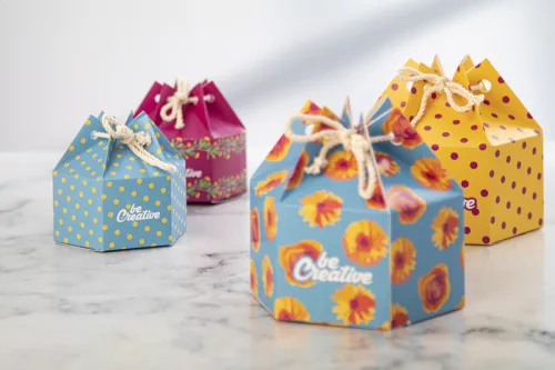 CreaBox HexaCord S hatszögletű ajándékdoboz