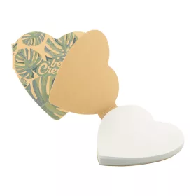   CreaStick Heart Eco egyediesíthető öntapadós jegyzettömb