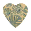 CreaStick Heart Eco egyediesíthető öntapadós jegyzettömb
