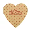 CreaStick Heart Eco egyediesíthető öntapadós jegyzettömb