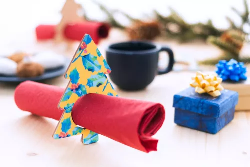 Julmiddag Creative egyedi karácsonyi szalvétagyűrű