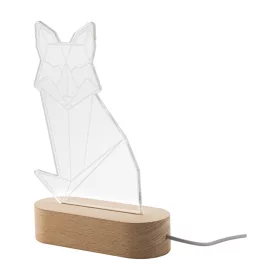 Woodify LED-es trófea, ötszög