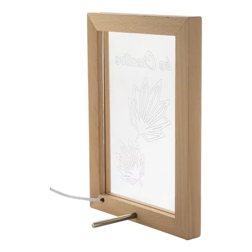 Woodiframe LED-es trófea