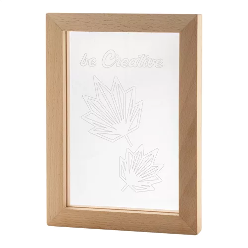 Woodiframe LED-es trófea