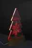 Woodify Xmas karácsonyfa alakú LED-es trófea