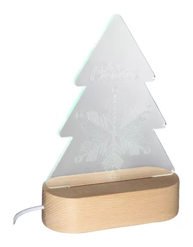 Woodify Xmas karácsonyfa alakú LED-es trófea