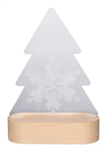 Woodify Xmas karácsonyfa alakú LED-es trófea
