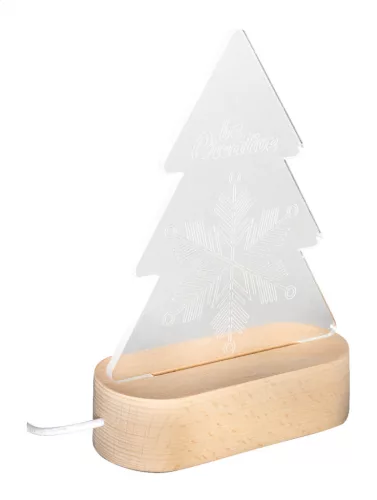 Woodify Xmas karácsonyfa alakú LED-es trófea