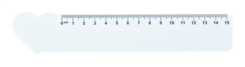 Couler 15 ház formájú vonalzó, 15 cm