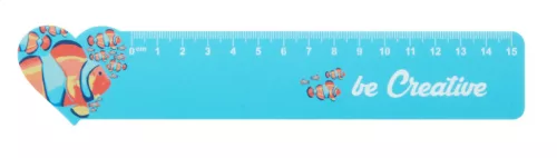 Couler 15 ház formájú vonalzó, 15 cm