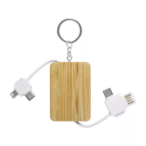 Edulis kulcstartó USB töltőkábellel