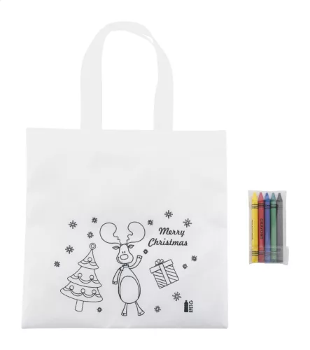 Julfar Shop színezhető karácsonyi táska