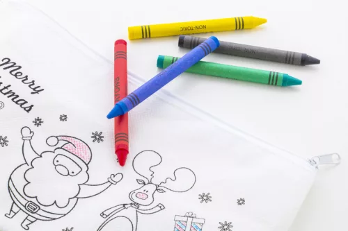 Julfar Draw színezhető karácsonyi tolltartó