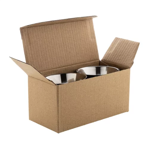 Copsul újrahasznosított rozsdamentes acél eszpresszó csésze szett