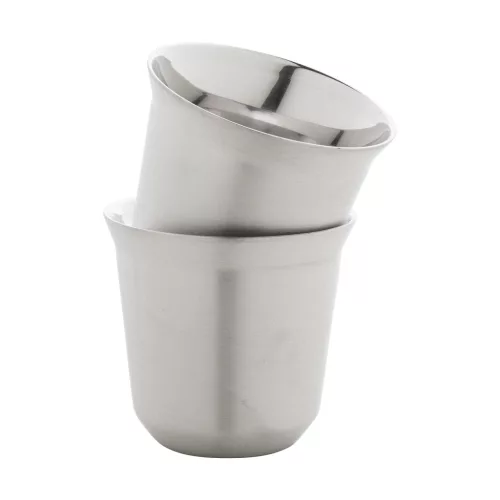 Copsul újrahasznosított rozsdamentes acél eszpresszó csésze szett