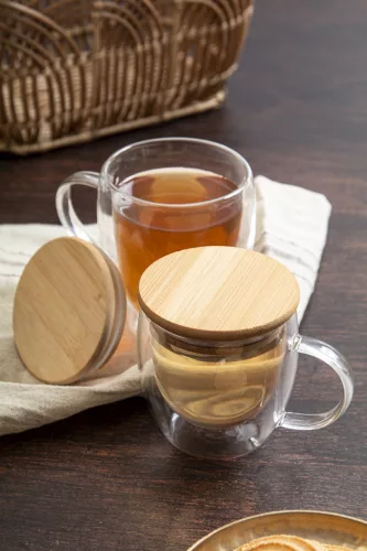 Grobina üveg thermo bögre