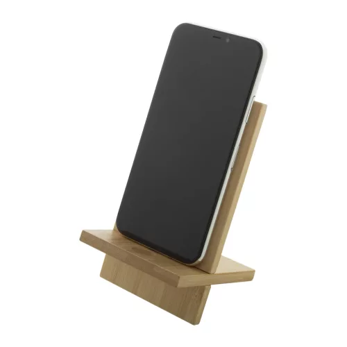 Gibba bambusz mobiltelefon-tartó