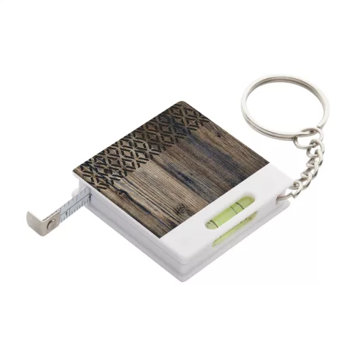 Level mérőszalag kulcstartóval