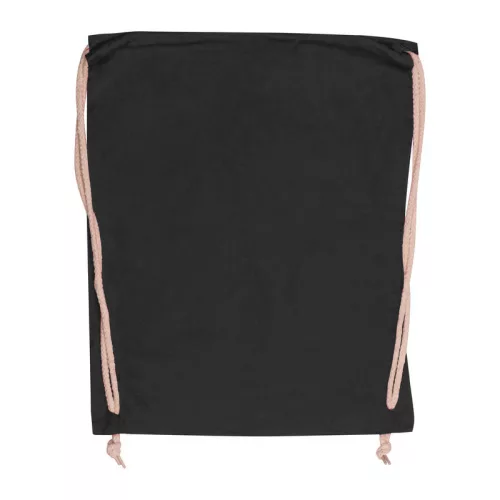 Carlsbad pamut hátizsák, 140 g/m² (Fekete)